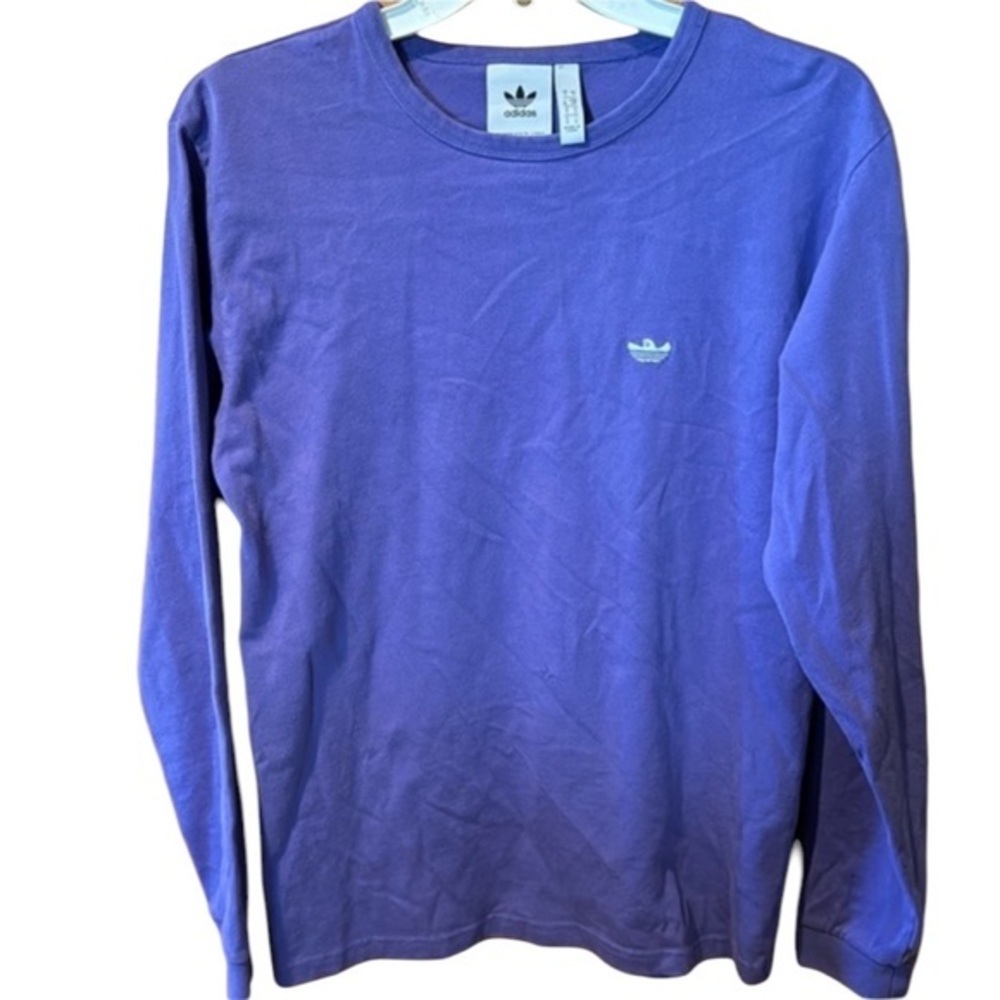 Adidas Long Sleeve Purple Size Small Ghost logo